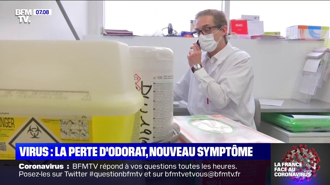 La perte de l'odorat peut être un symptôme du coronavirus