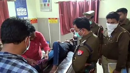 पुलिस मुठभेड़ में बदमाश घायल, सिपाही भी घायल