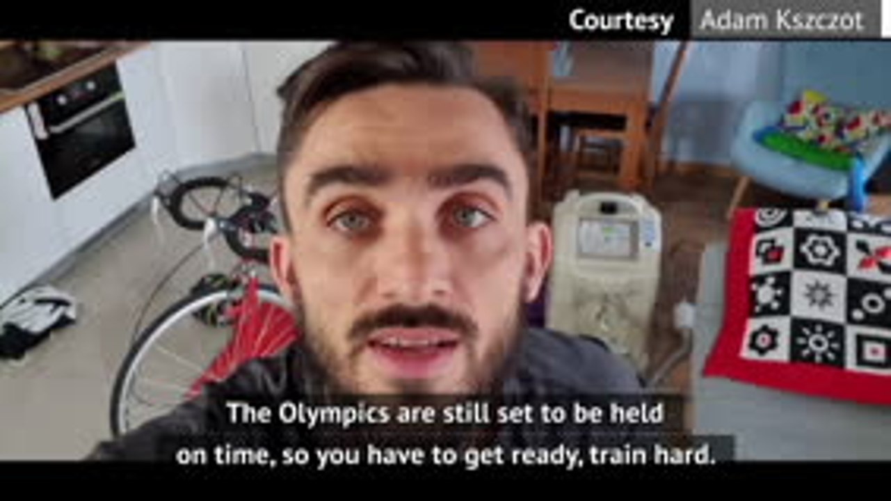 European 800m champion has to train for Olympics in living room thanks to coronavirus