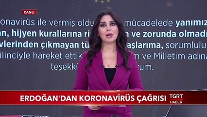 Cumhurbaşkanı Erdoğan'dan Koronavirüs Çağrısı