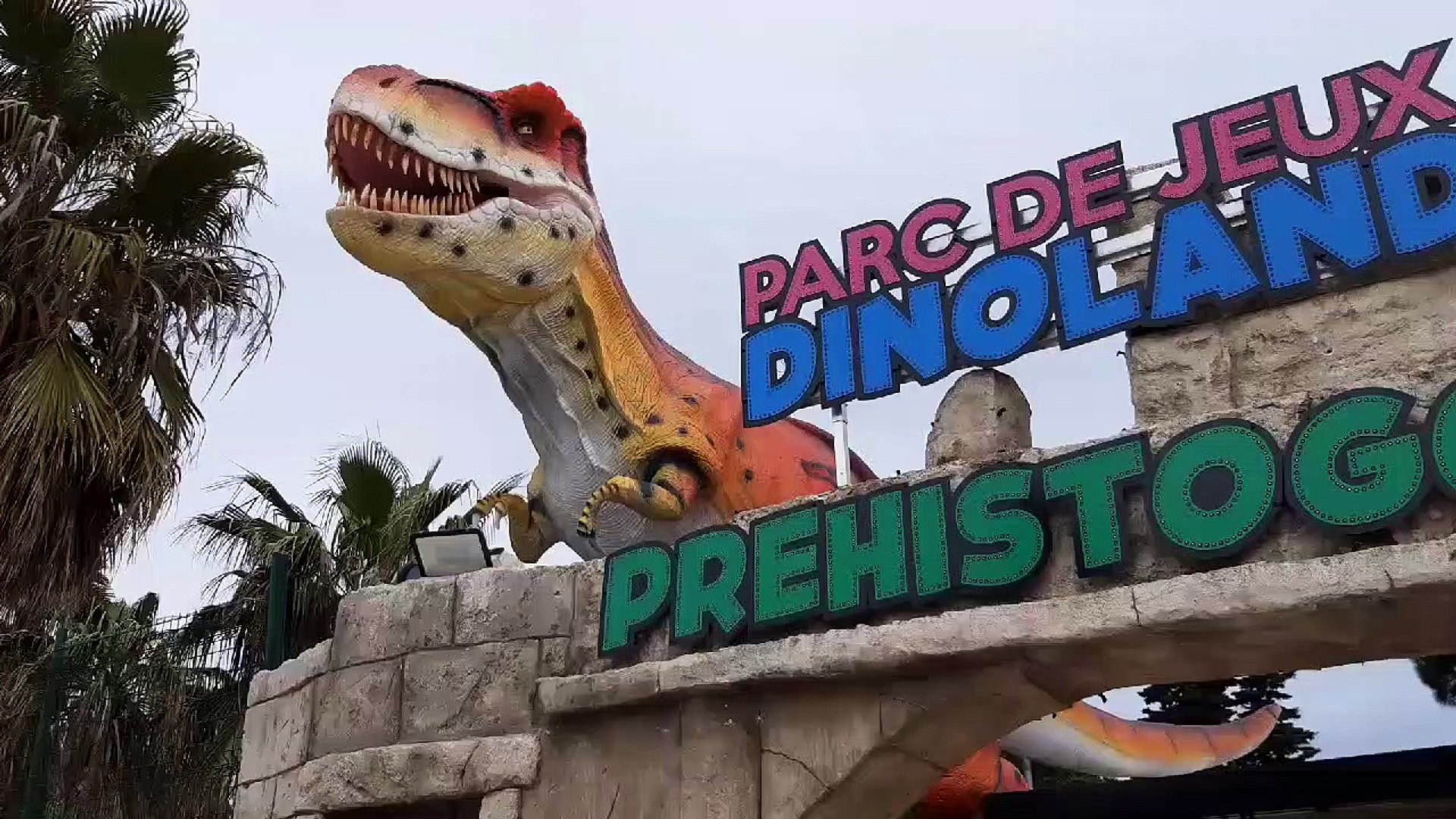 LE CAP D'AGDE - Dinopark : Un nouveau dinosaure grandeur nature - Vidéo  Dailymotion
