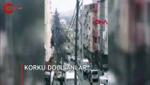 Cep telefonu kamerasıyla görüntülendi: İstanbul'da korku dolu anlar!