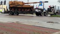 Türk Silahlı Kuvvetleri'nden Sınır Hattına Obüs, Tank ve Komando Sevkiyatı