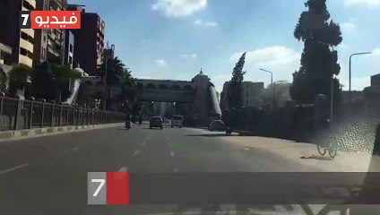 انسياب مرورى بمخرج محور صفط اللبن اتجاه جامعة القاهرة