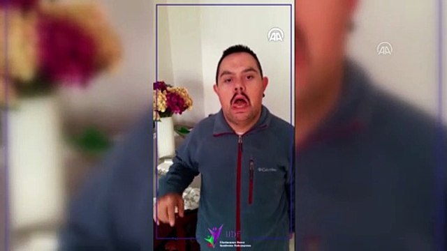 Down sendromlu çocuklardan 'evde kal' çağrısı - GAZİANTEP