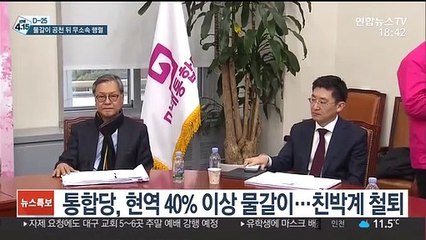 '친박 물갈이' 했지만…무소속 출마 러시에 집안싸움