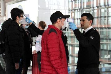 İstanbul Havalimanı'nda yolcu ve personellerin ateşi ölçülmeye başlandı