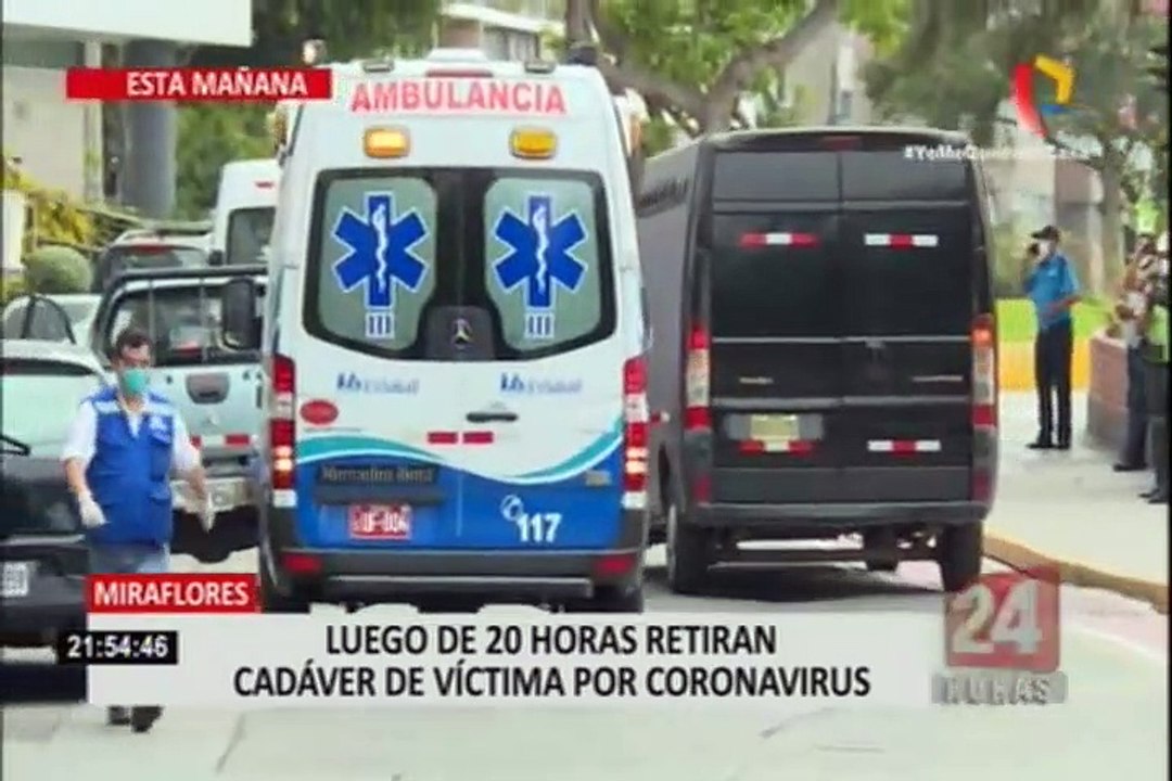 Coronavirus en Perú: tras 20 horas retiraron a la segunda víctima de la pandemia