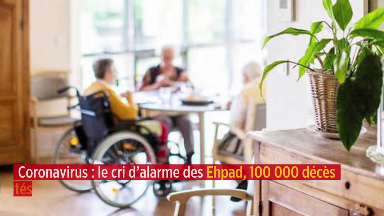 Coronavirus : le cri d’alarme des Ehpad, 100 000 décès redoutés