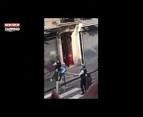 Coronavirus : des habitants confinés font danser un policer à Paris (vidéo)