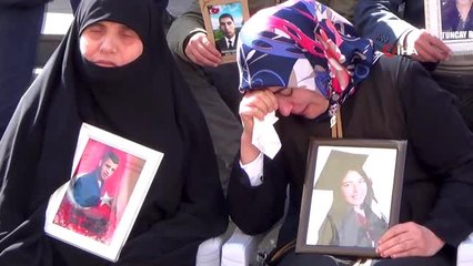 HDP önündeki ailelerin evlat nöbeti 201'inci gününde