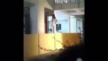 Real ghost caught on CCTV camera In BANGALORE HOSPITAL - real ghost climbing hospital