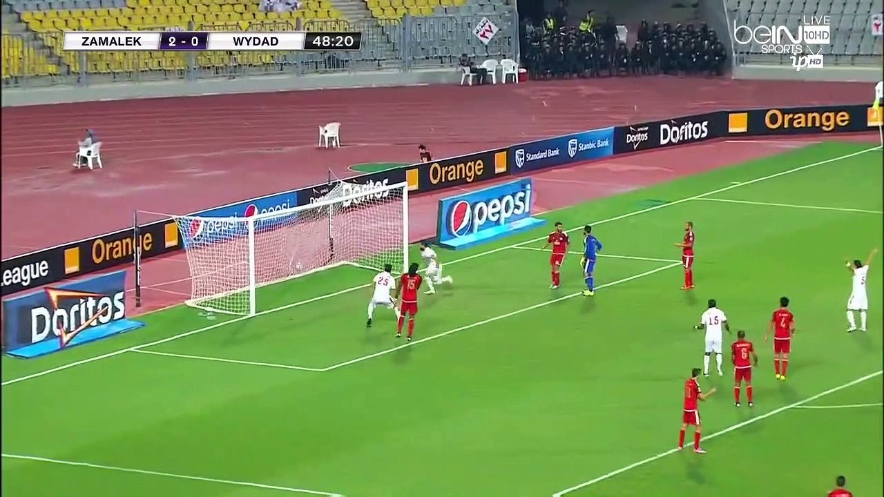 الشوط الثاني مباراة الزمالك و الوداد الرياضي 4-0 ذهاب نصف نهائي دوري أبطال أفريقيا 2016
