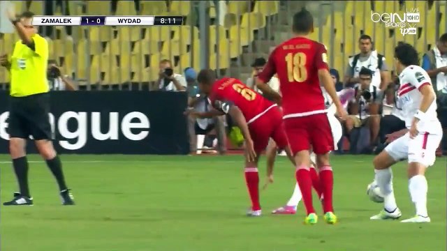 الشوط الاول مباراة الزمالك و الوداد الرياضي 4-0 ذهاب نصف نهائي دوري أبطال أفريقيا 2016