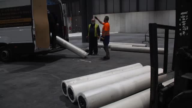 Ifema se convierte contra reloj en un hospital de campaña para pacientes leves con coronavirus