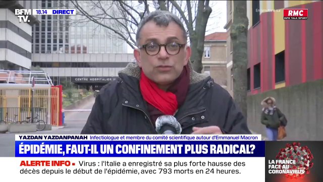 Pour Yazdan Yazdanpanah, le confinement va durer probablement autour de six semaines