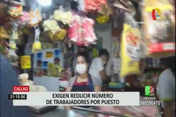 Estado de emergencia: desinfectan Mercado Municipal del Callao