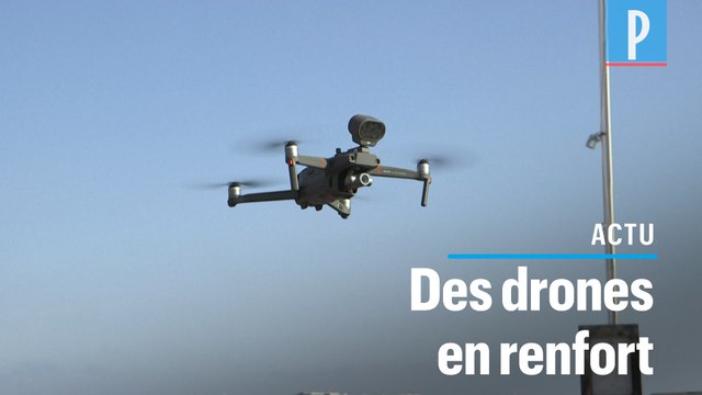 Confinement: des drones épaulent les policiers sur le terrain