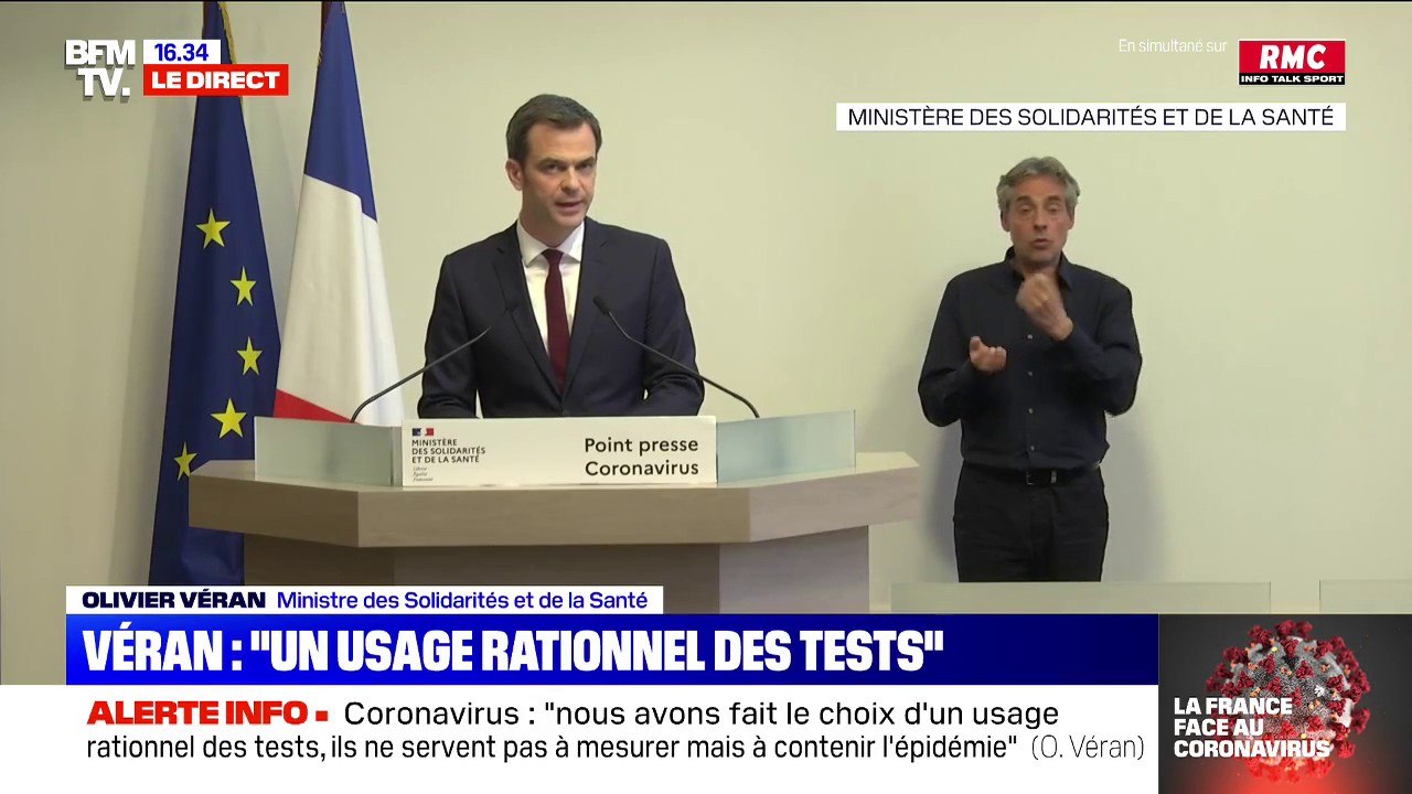 Coronavirus: pour Olivier Véran, l'enjeu est de...