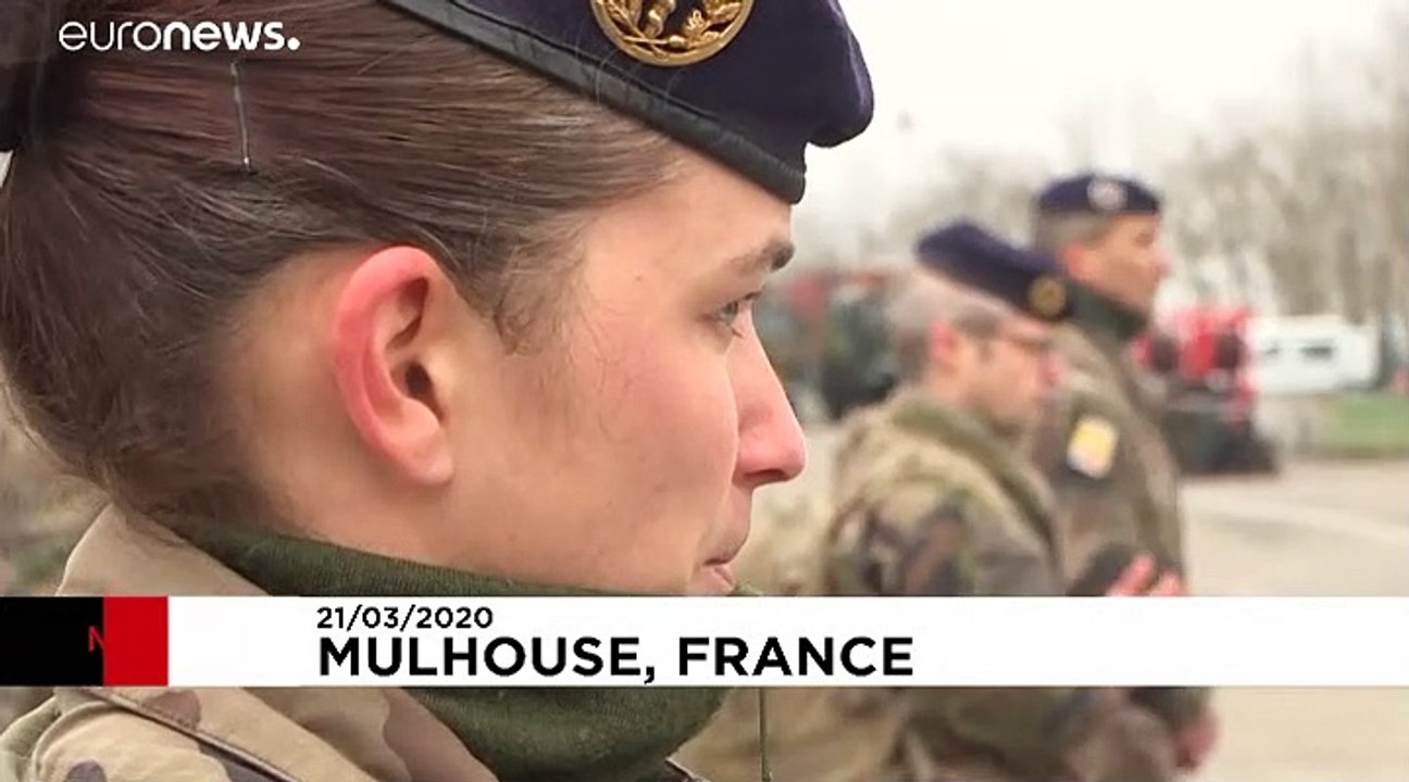 French military builds hospital camp to treat coronavirus cases