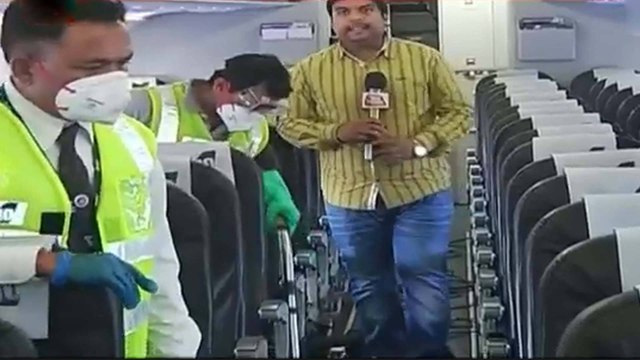 Corona alert: Deep cleaning of aircrafts in Mumbai