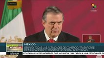 México y EE.UU. acuerdan medidas conjuntas contra COVID-19 en frontera