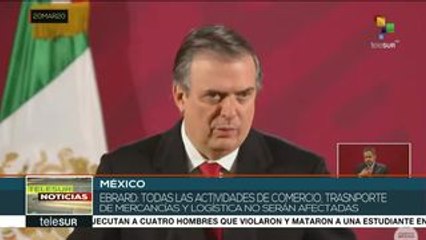 México y EE.UU. acuerdan medidas conjuntas contra COVID-19 en frontera