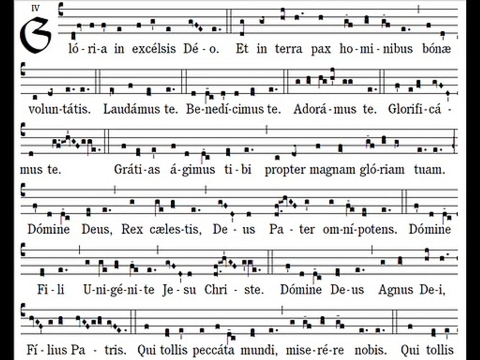 Gloria IV Cunctipotens Genitor Deus