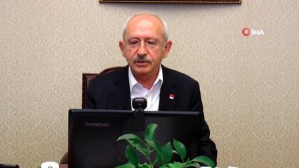 Kılıçdaroğlu CHP'li Büyükşehir Belediye Başkanları ile görüntülü COVID-19 toplantısı gerçekleştirdi