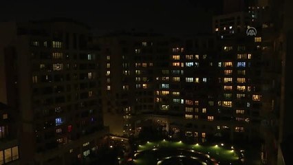 Sağlık çalışanlarına alkışlı destekte üçüncü gün