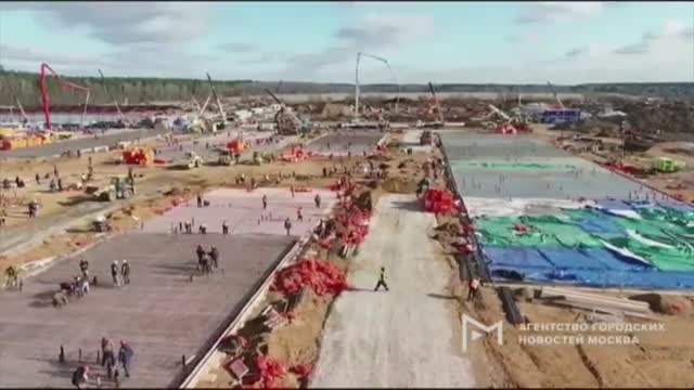 Avanzan en Rusia los trabajos de construcción del hospital para los infectados por coronavirus