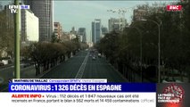 Coronavirus: 1326 morts en Espagne, dont plus de 300 en 24h