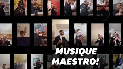 Malgré le confinement, l'Orchestre de Serbie a joué "Bella Ciao" pour les Italiens