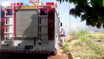 Incêndio ambiental mobiliza Bombeiros ao Brasmadeira