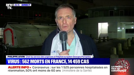 Philippe Juvin: "Si la vague est moins haute, nous n'aurons pas à trier" les patients