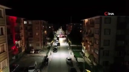 Sağlık çalışanlarına itfaiye ekipleri de destek verdi