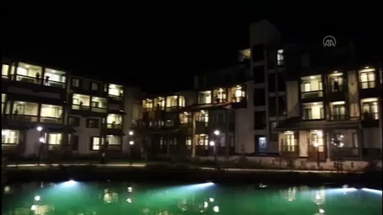 Termal tesis sakinlerinden sağlık çalışanlarına alkışlı destek - BOLU