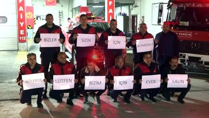 Isparta'da sağlık çalışanlarına sirenli, alkışlı destek