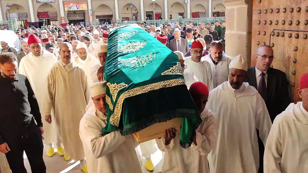 جنازة مهيبة تم, تشييع جثمان, الاميرة لالة أم الغيث, إلى متواها الاخير