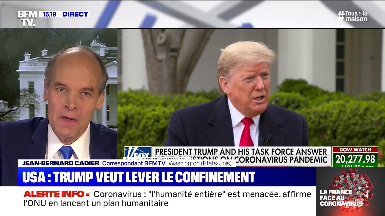 "Le remède ne doit pas être pire que le mal" : la communication de Trump en temps d'épidémie inquiète