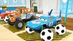 Learn Shapes with Cars Mcqueen, Monster Truck, Spec Mack Truck, Parking Vehilce