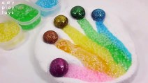Learn Colors Surprise Egg Toys Glue Slime Balloons Clay Foam Finger Colors Toys For Kids