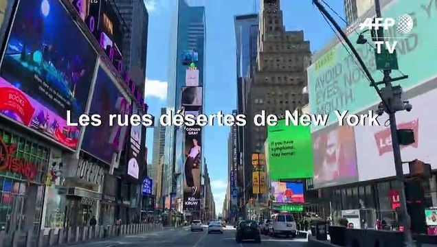 Coronavirus: balade dans les rues désertes de New York