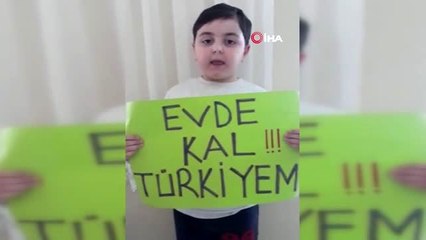 Öğrencilerden 'Evde kal' klibi büyük ilgi gördü