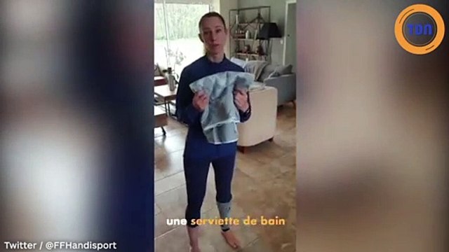 Cette championne paralympique française vous apprend à rester en forme pendant le confinement
