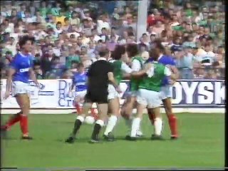 Rangers Gornik Zabrze. EC 2nd Rnd 1st leg. 21/10/87 - Part1