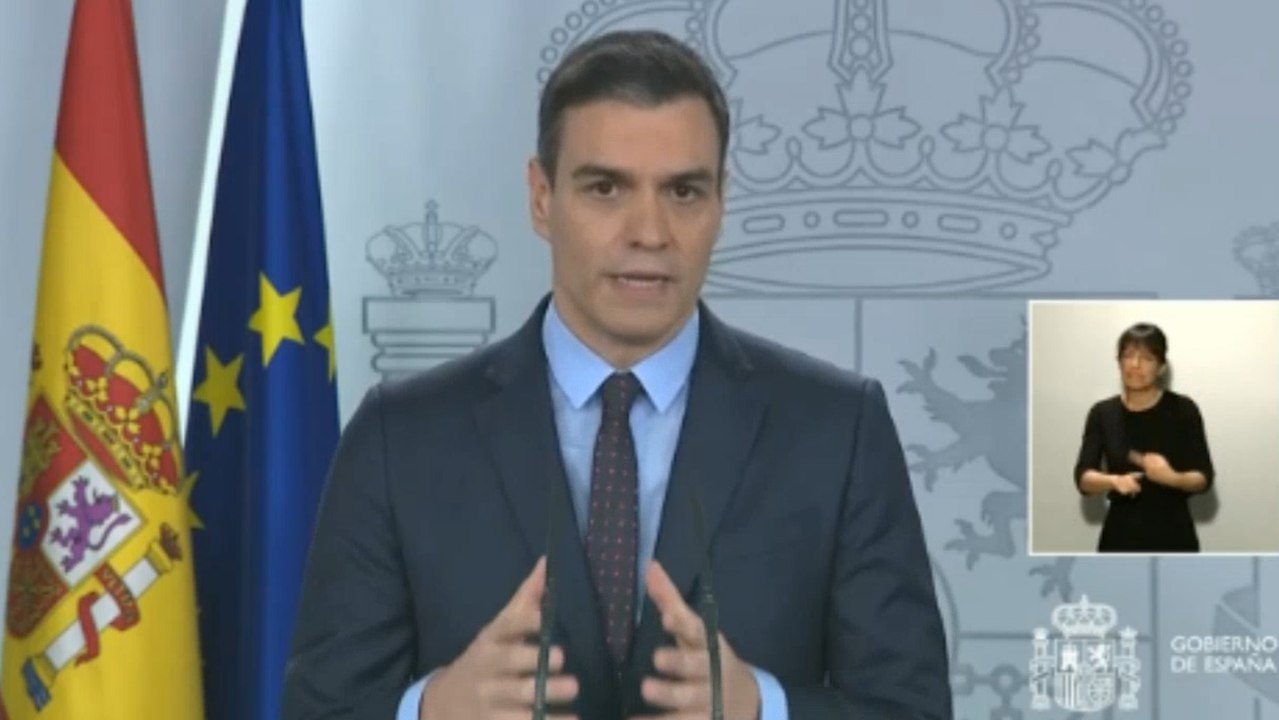 Sánchez ve que "llegarán días muy duros" por el coronavirus