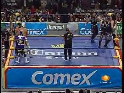 AAA Sin Limite 2009.12.18 Chilpancingo - Match #01 Argenis, Atomic Boy & Relampago vs. Poder del Norte