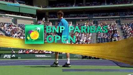 Indian Wells 2009 SF Federer vs Murray Highlights