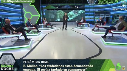 Eduardo Inda sobre el Rey en La Sexta Noche